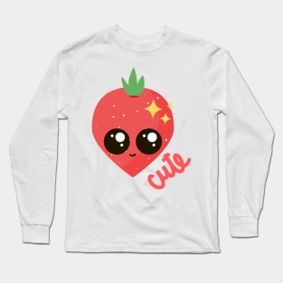 Cute Strawberry Long Sleeve T-Shirt